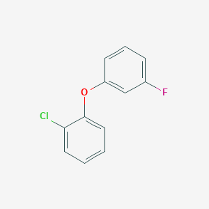 molecular formula C12H8ClFO B8031746 1-Chloro-2-(3-fluorophenoxy)benzene 