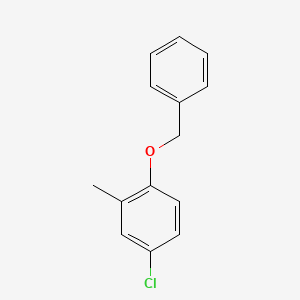 molecular formula C14H13ClO B8031806 1-(Benzyloxy)-4-chloro-2-methylbenzene 