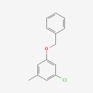 molecular formula C14H13ClO B8031816 1-(Benzyloxy)-3-chloro-5-methylbenzene 