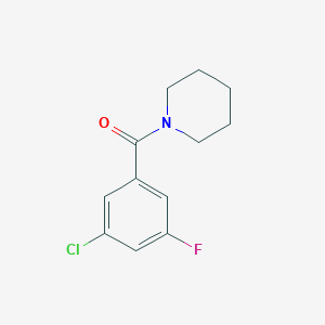 1-[(3-Chloro-5-fluorophenyl)carbonyl]piperidine