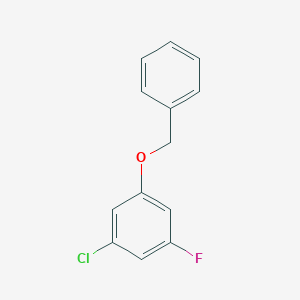 molecular formula C13H10ClFO B8031846 1-(Benzyloxy)-3-chloro-5-fluorobenzene 