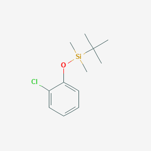 molecular formula C12H19ClOSi B8031863 Tert-butyl(2-chlorophenoxy)dimethylsilane 