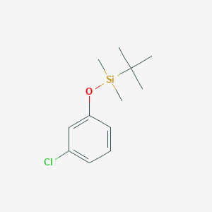 molecular formula C12H19ClOSi B8031945 叔丁基(3-氯苯氧基)二甲基硅烷 