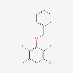 3-(Benzyloxy)-1-chloro-2,4-difluoro-5-methylbenzene