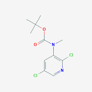 molecular formula C11H14Cl2N2O2 B8032113 Tert-butyl N-(2,5-dichloropyridin-3-YL)-N-methylcarbamate 