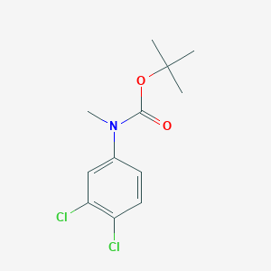 molecular formula C12H15Cl2NO2 B8032121 Tert-butyl N-(3,4-dichlorophenyl)-N-methylcarbamate 