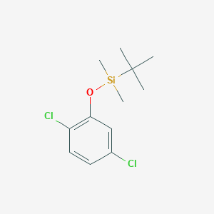 molecular formula C12H18Cl2OSi B8032150 Tert-butyl(2,5-dichlorophenoxy)dimethylsilane 
