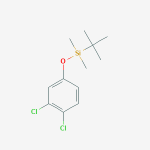 molecular formula C12H18Cl2OSi B8032157 Tert-butyl(3,4-dichlorophenoxy)dimethylsilane CAS No. 188645-81-0