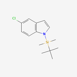 molecular formula C14H20ClNSi B8032199 1-(tert-butyldimethylsilyl)-5-chloro-1H-indole 