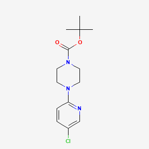 molecular formula C14H20ClN3O2 B8032201 Tert-butyl 4-(5-chloropyridin-2-yl)piperazine-1-carboxylate 