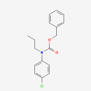 molecular formula C17H18ClNO2 B8032212 Benzyl N-(4-chlorophenyl)-N-propylcarbamate 