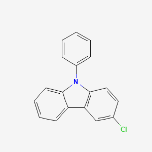molecular formula C18H12ClN B8032264 3-Chloro-9-phenyl-9H-carbazole 