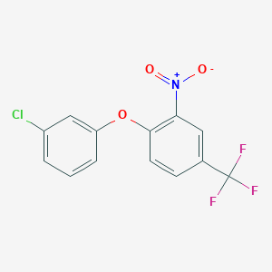 1-(3-Chlorophenoxy)-2-nitro-4-(trifluoromethyl)benzene