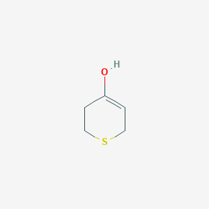 molecular formula C5H8OS B8032344 3,6-dihydro-2H-thiopyran-4-ol 