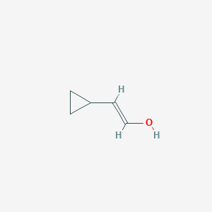 molecular formula C5H8O B8032347 (E)-2-cyclopropylethen-1-ol 