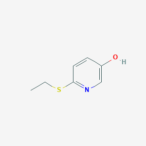 molecular formula C7H9NOS B8032367 6-(Ethylsulfanyl)pyridin-3-OL 