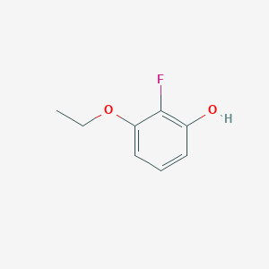 molecular formula C8H9FO2 B8032384 3-乙氧基-2-氟苯酚 