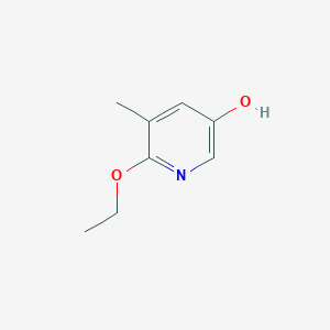 molecular formula C8H11NO2 B8032393 6-Ethoxy-5-methylpyridin-3-OL 