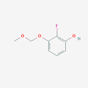 molecular formula C8H9FO3 B8032413 2-Fluoro-3-(methoxymethoxy)phenol 