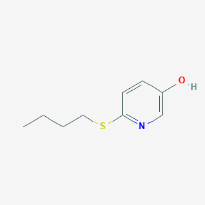 molecular formula C9H13NOS B8032420 6-(Butylsulfanyl)pyridin-3-OL 