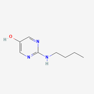 molecular formula C8H13N3O B8032424 2-(Butylamino)pyrimidin-5-OL 