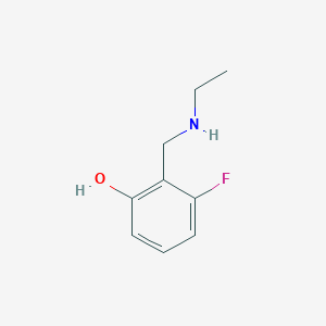 2-[(Ethylamino)methyl]-3-fluorophenol