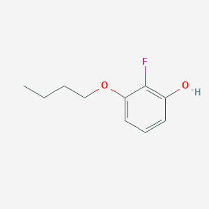 molecular formula C10H13FO2 B8032460 3-Butoxy-2-fluorophenol 