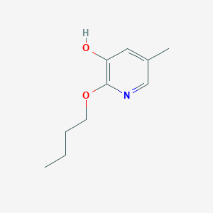 molecular formula C10H15NO2 B8032471 2-Butoxy-5-methylpyridin-3-OL 