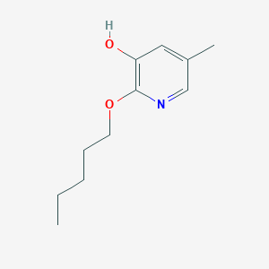 molecular formula C11H17NO2 B8032548 5-Methyl-2-(pentyloxy)pyridin-3-OL 