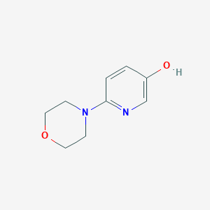 molecular formula C9H12N2O2 B8032666 3-Pyridinol, 6-(4-morpholinyl)- 