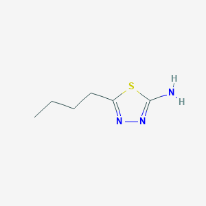 molecular formula C6H11N3S B080327 5-丁基-1,3,4-噻二唑-2-胺 CAS No. 14068-54-3