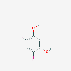 molecular formula C8H8F2O2 B8032776 5-Ethoxy-2,4-difluorophenol 