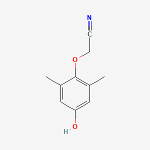 molecular formula C10H11NO2 B8032789 2-(4-Hydroxy-2,6-dimethylphenoxy)acetonitrile 