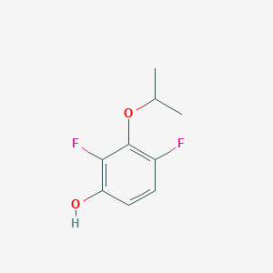 molecular formula C9H10F2O2 B8032828 2,4-Difluoro-3-(propan-2-yloxy)phenol 