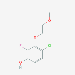 4-Chloro-2-fluoro-3-(2-methoxyethoxy)phenol