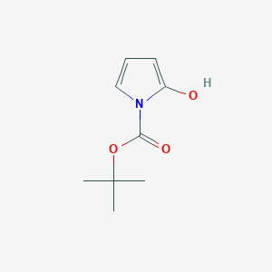 molecular formula C9H13NO3 B8032846 tert-butyl 2-hydroxy-1H-pyrrole-1-carboxylate 