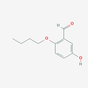 molecular formula C11H14O3 B8032873 2-Butoxy-5-hydroxybenzaldehyde 