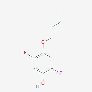 molecular formula C10H12F2O2 B8032929 4-Butoxy-2,5-difluorophenol 
