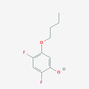 molecular formula C10H12F2O2 B8032992 5-Butoxy-2,4-difluorophenol 