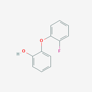 molecular formula C12H9FO2 B8033242 2-(2-Fluorophenoxy)phenol 