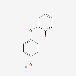 molecular formula C12H9FO2 B8033255 4-(2-Fluorophenoxy)phenol CAS No. 328-21-2