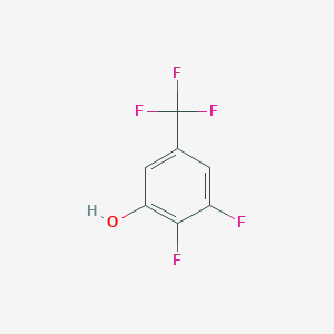 molecular formula C7H3F5O B8033346 2,3-Difluoro-5-(trifluoromethyl)phenol 