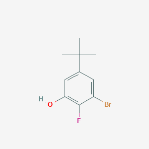 3-Bromo-5-tert-butyl-2-fluorophenol