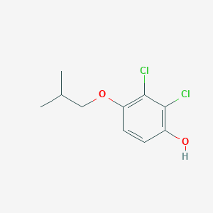 2,3-Dichloro-4-(2-methylpropoxy)phenol