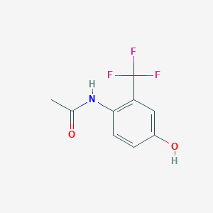 molecular formula C9H8F3NO2 B8033424 N-(4-羟基-2-(三氟甲基)苯基)乙酰胺 CAS No. 821764-98-1