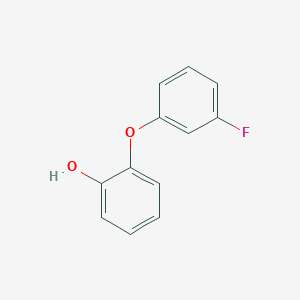 molecular formula C12H9FO2 B8033434 2-(3-Fluorophenoxy)phenol 