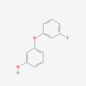 molecular formula C12H9FO2 B8033441 3-(3-Fluorophenoxy)phenol 