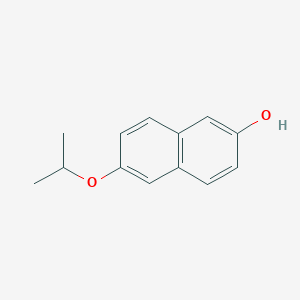 molecular formula C13H14O2 B8033475 6-(Propan-2-yloxy)naphthalen-2-ol 