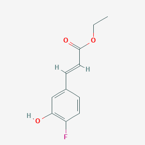 Ethyl (2E)-3-(4-fluoro-3-hydroxyphenyl)prop-2-enoate