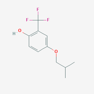 4-(2-Methylpropoxy)-2-(trifluoromethyl)phenol